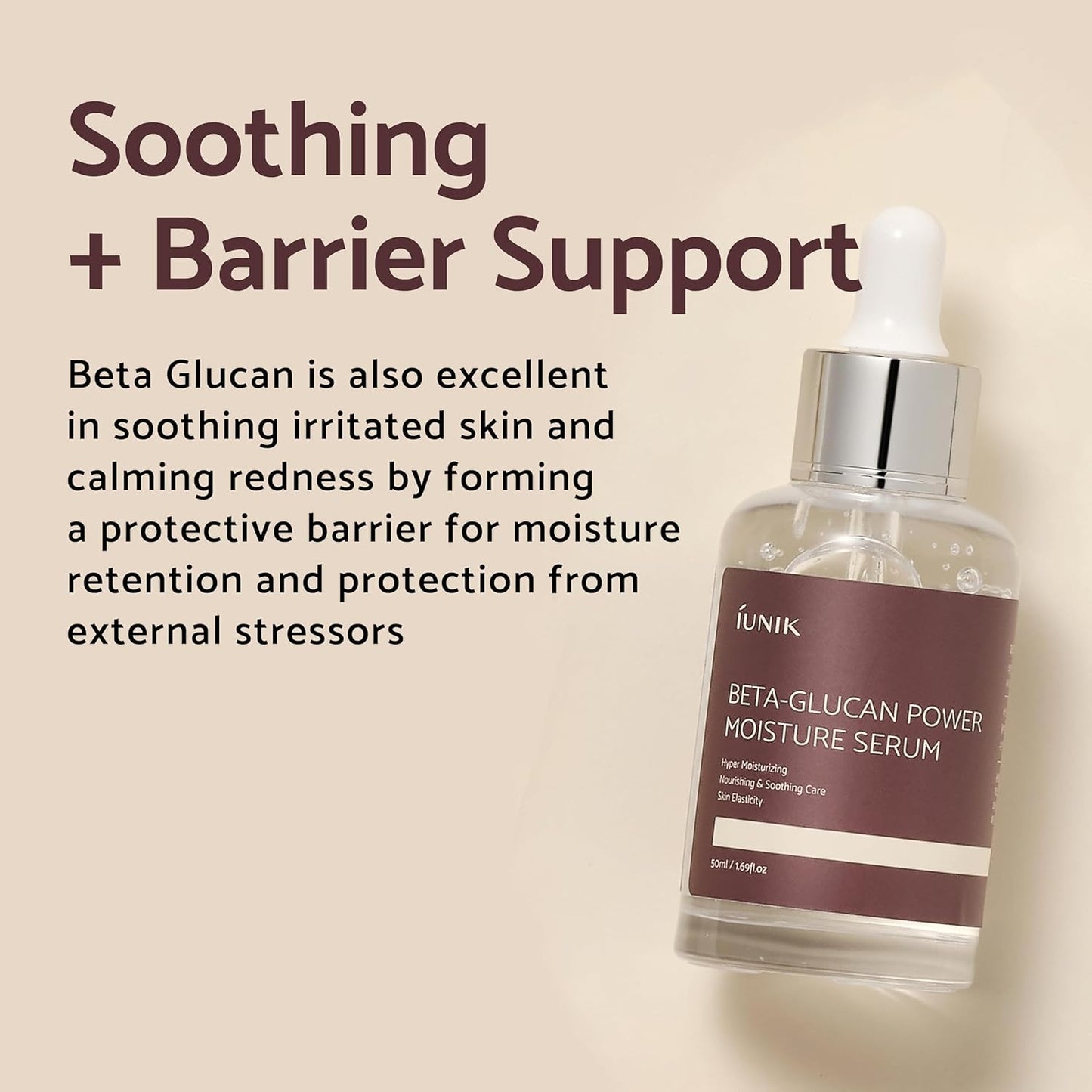 Sérum Hidratante De Beta-Glucano, 50 Ml