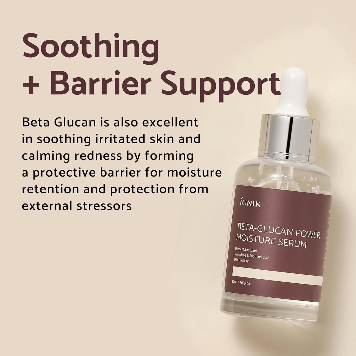 Sérum Hidratante De Beta-Glucano, 50 Ml