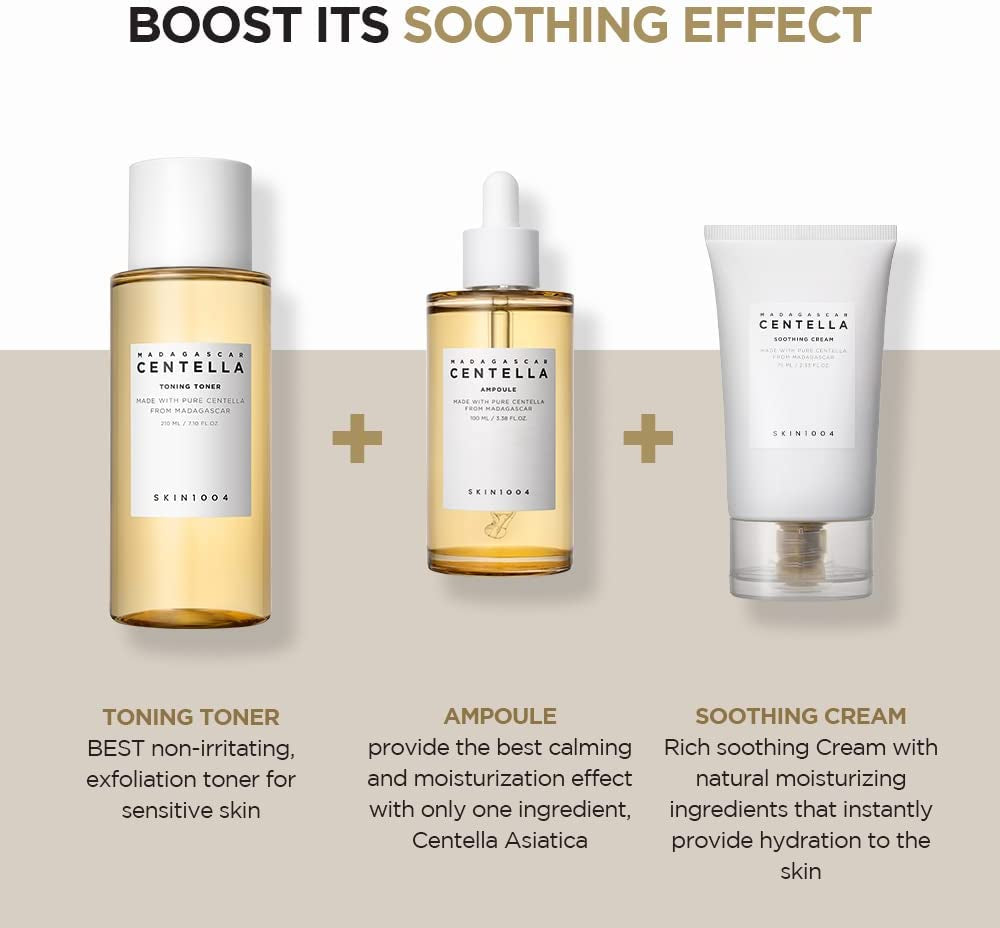 Centella Asiatica Toning Toner 13.52 Oz (400 Ml) | Centella Extract 84% | Solución Diaria De Cuidado De La Piel Para Acné Sensible a La Piel