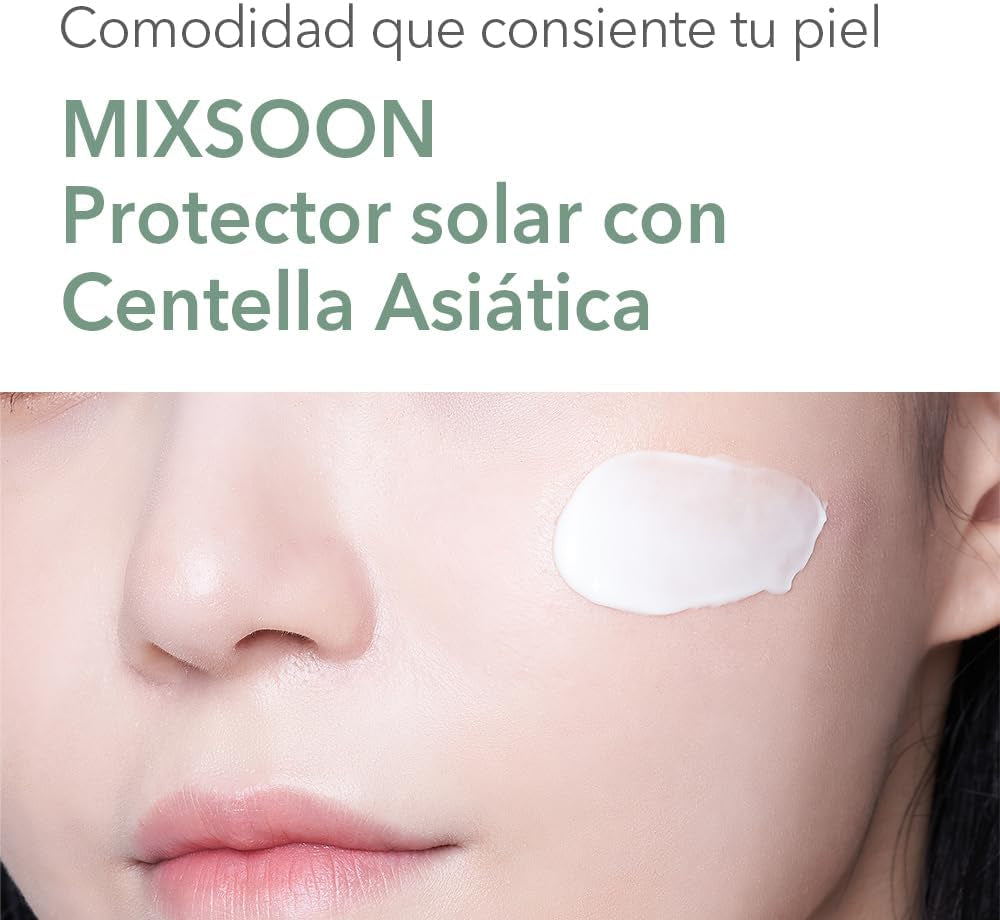 Mixsoon - Crema Solar Centella SPF50+ PA++++ (50 G)