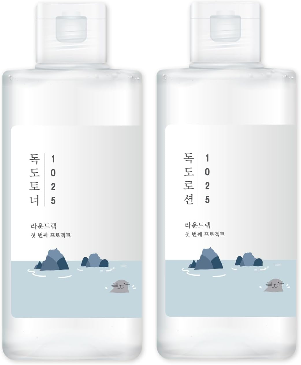 Round LAB Dokdo Toner 200Ml, Dokdo Lotion 200Ml Set