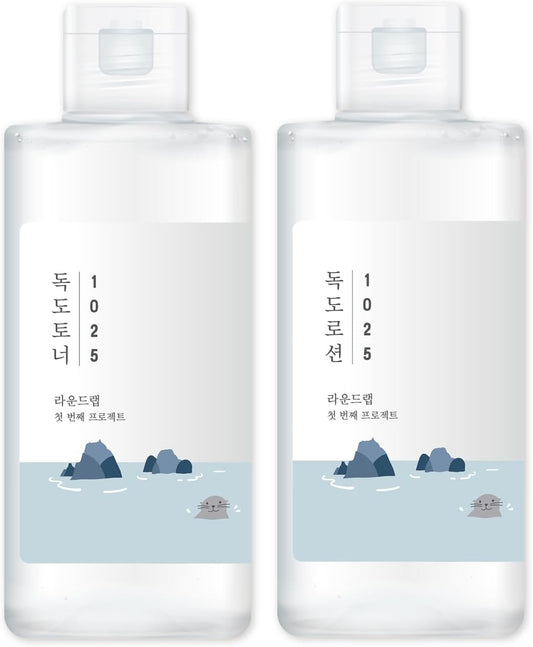 Round LAB Dokdo Toner 200Ml, Dokdo Lotion 200Ml Set