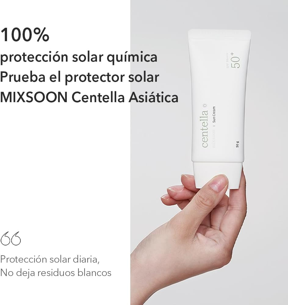 Mixsoon - Crema Solar Centella SPF50+ PA++++ (50 G)