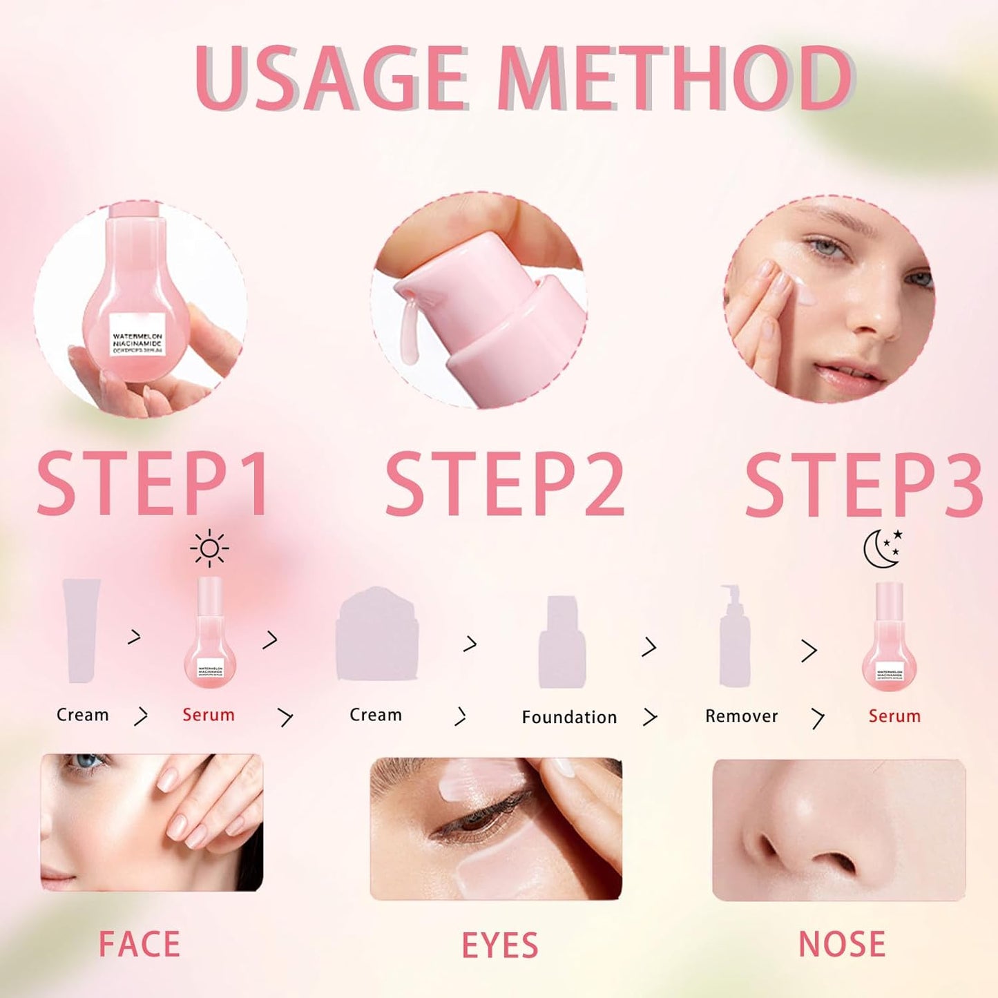 Watermelon Hydrating Serum,Watermelon Glow Niacinamide Moisturize Serum,Watermelon Face Moisturizer,Watermelon Niacinamide Serum,Niacinamide Dew Drops Serum,Glow Recipe,Natural Glow Skin Serum