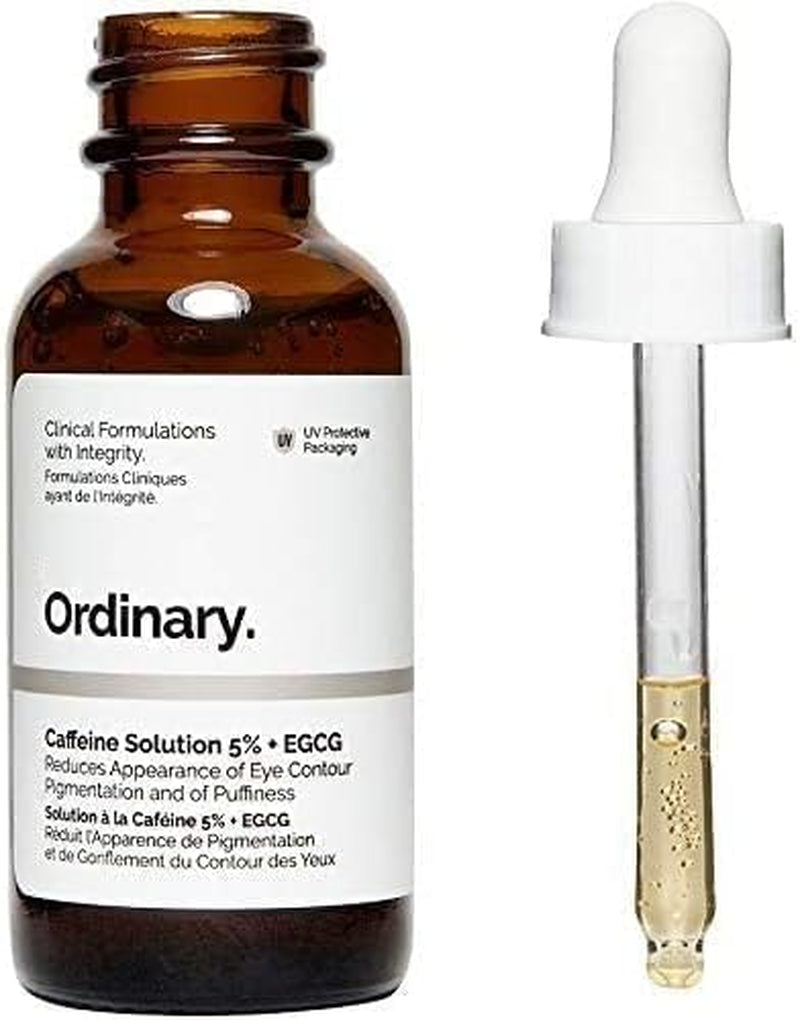 The New Ordinary - 2 Paquetes De Sérum Facial De Control De Aceite De EGCG, 10 % Niacinamida, 1 % Zinc Y 5 % Solución De Cafeína, 30 Ml
